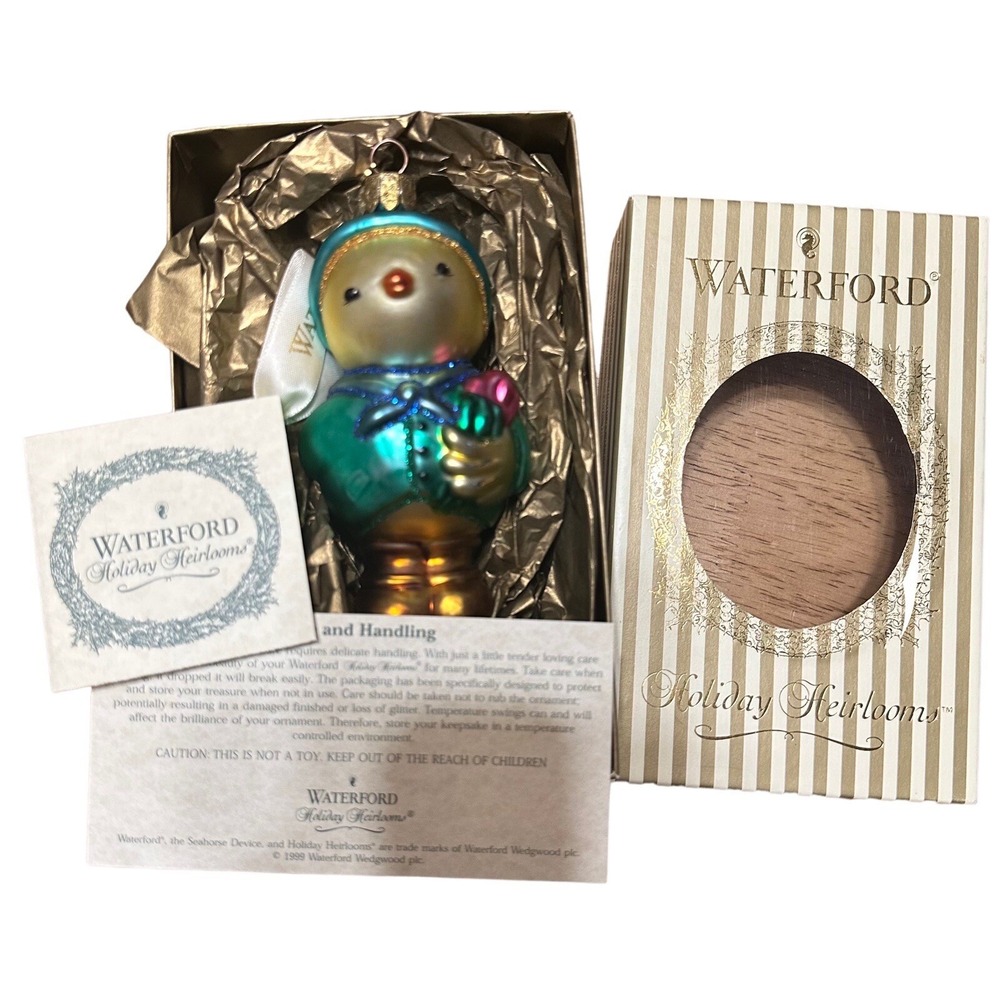 2001 WATERFORD HEIRLOOM LIMITED EDITION  DUCK GENTLEMAN ORNAMENT‎